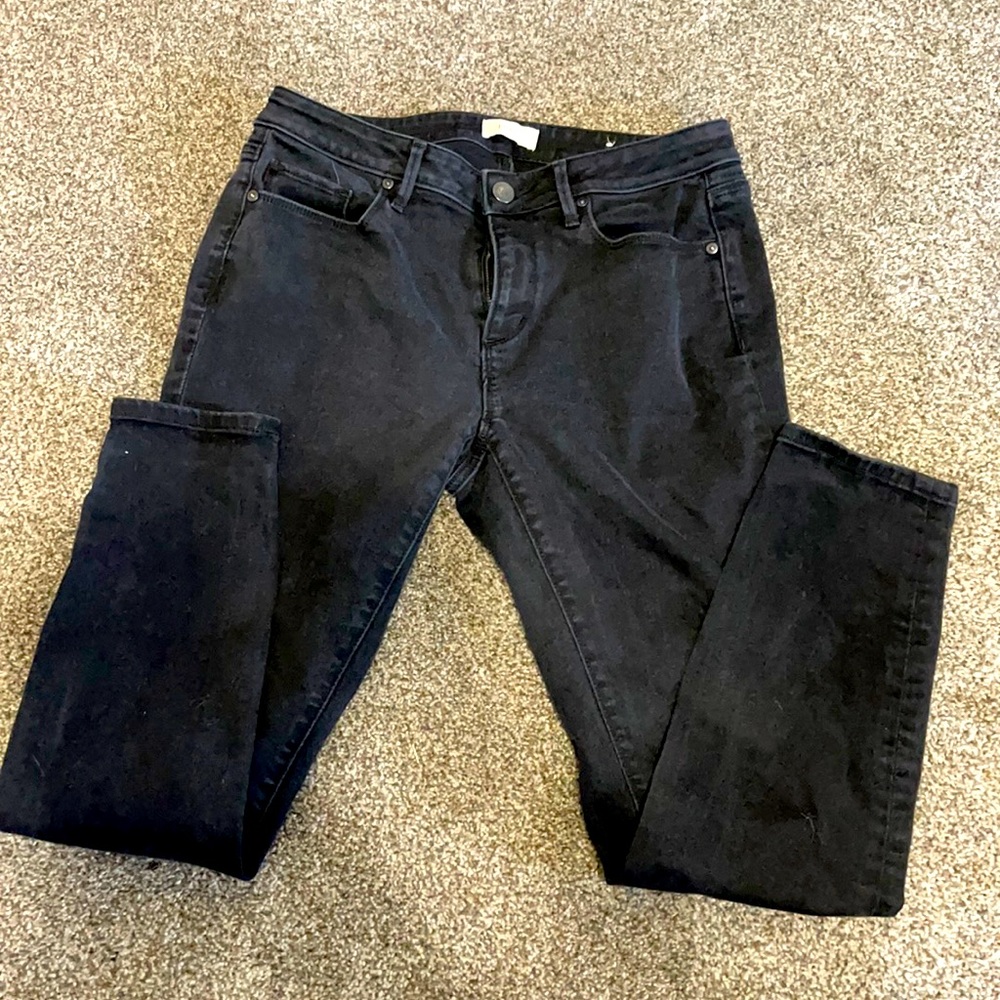 Loft black skinny jeans